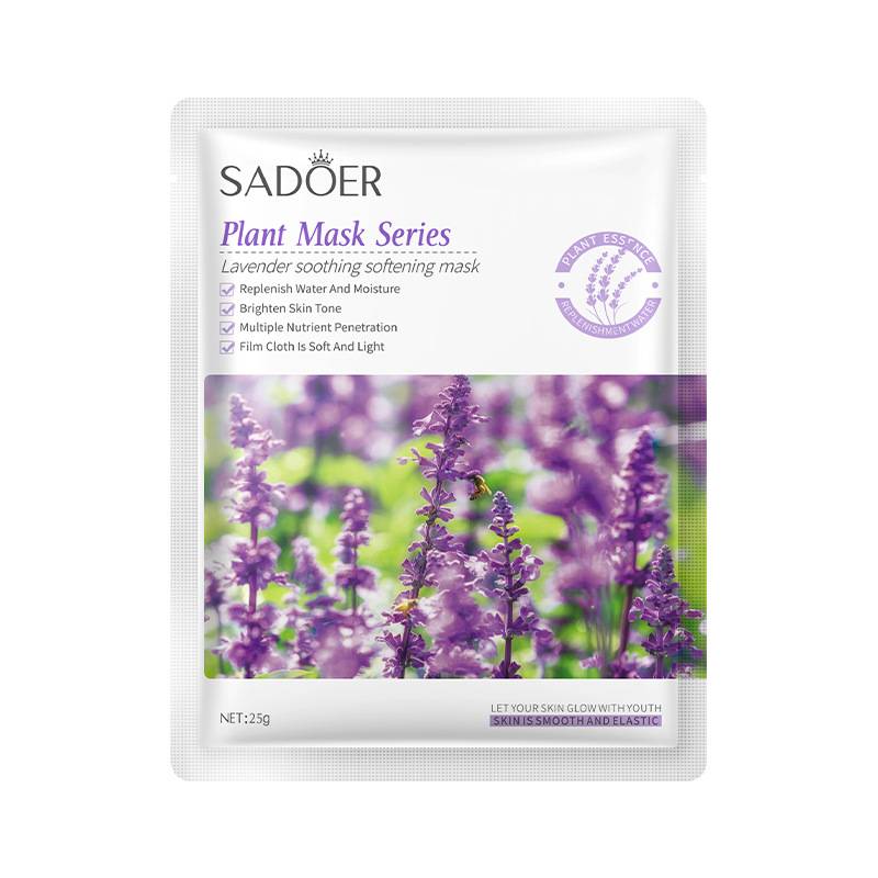 SADOER Lavender Soothing Softening Face Sheet Mask - 25g