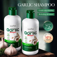 SADOER Natural Extract Shampoo Scalp Cleansing Oil-control Garlic Shampoo - 300ml