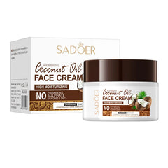 SADOER Nourishing Coconut Oil Moisturizing Face Cream - 50gm