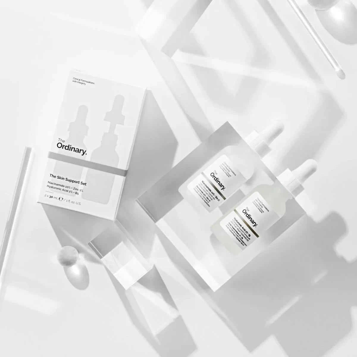 The Ordinary Hyaluronic Acid with 2% + B5 (30 ml) and Niacinamide 10% + Zinc 1% (30 ml) Facial Kit The Ordinary Hyaluronic Acid with 2% + B5 (30 ml) and Niacinamide 10% + Zinc 1% (30 ml) Facial Kit