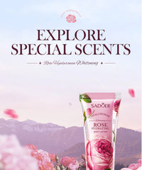 Sadoer Double Tube Hyaluronan Whitening Rose Hydrating Body Lotion - 100ml