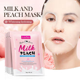 Sadoer Hydrating and Moisturising Hydro Boost Milk Peach Sheet Mask - 30g