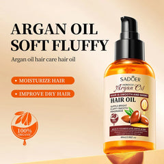 Sadoer Morocco Argan Oil Hair Care Hair Oil - 80ml