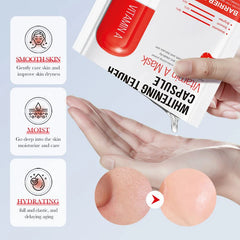 Sadoer Vitamin A Whitening Tender Capsule Facial Sheet Mask