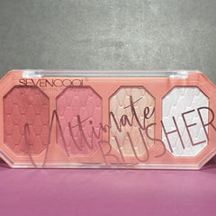 Seven Cool 2 in 1 Blusher + Highlighter palette
