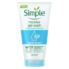 Simple Micellar Facial Gel Wash – Water Boost - 150ml