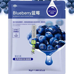 Rorec Hchana Blueberry Moisturizing Face Sheet Mask – 30g