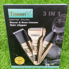 Trimmer X TM-T21 3-in-1 grooming kit
