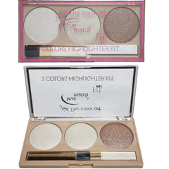 True Match Fit Me Fashion Trend The Color Art 3 Color Highlighter Palette