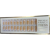 24 Pieces Casual Press On Artifical Nails