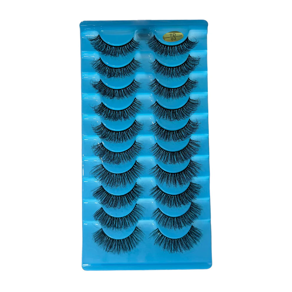 10 Pairs Mink Lashes - Voluminous