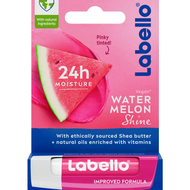 Labello Fruity Shine Watermelon Lip Balm – 4.8g