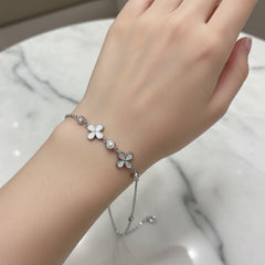 Zircon Flower Bracelet