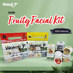 Wokali 6 Steps Fruity Facial Kit