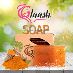 Glaash Turmeric Organic Soap Bar - 100gm