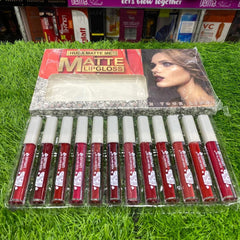 Huda Matte Me Matte Lip Gloss - 12 Pcs