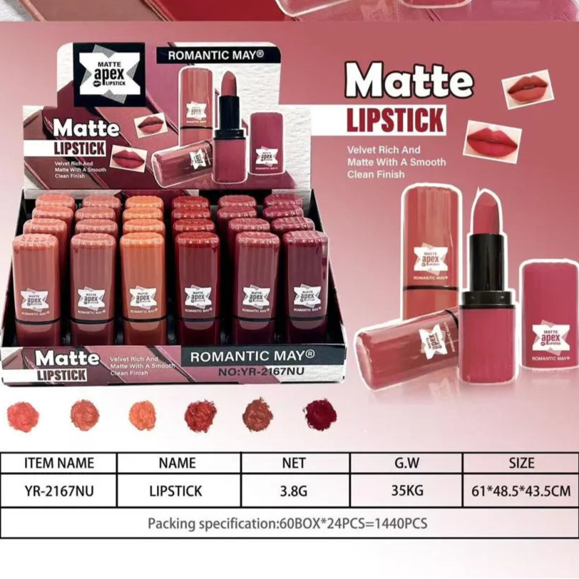 Romantic May Dual-Ended Matte Lipstick
