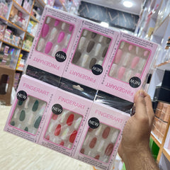 Fashion Fingerart Trendy Nails with Nail Stickers