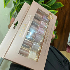 MannaKadar 6pc Nail Polish Set – Stunning, Long-Lasting Colors