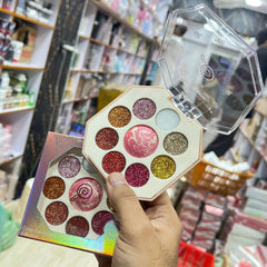 MSYAHO Glitter Eyeshadow & Blusher – 2-in-1 Glow & Glam Combo