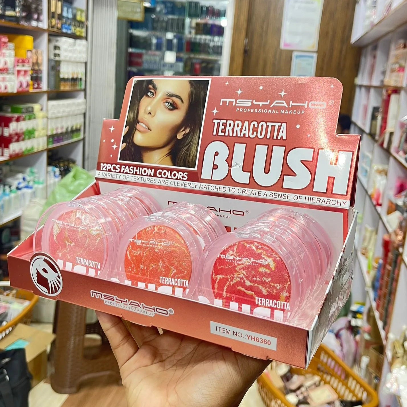 MSYAHO 4 Pcs Terracotta Blush Set MSYAHO 4 Pcs Terracotta Blush Set