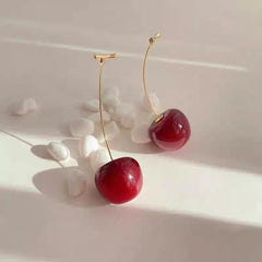Elegant Cherry Dangle Earrings β Each