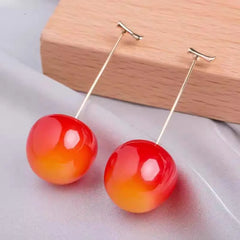 Elegant Cherry Dangle Earrings β Each