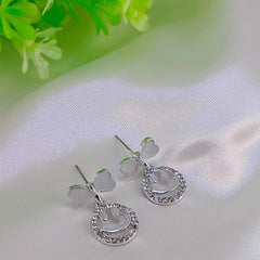 Elegant Bow Hollow Circle Drop Earrings β Each