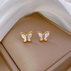 Stylish Butterfly Design Gold Plated Necklace Set