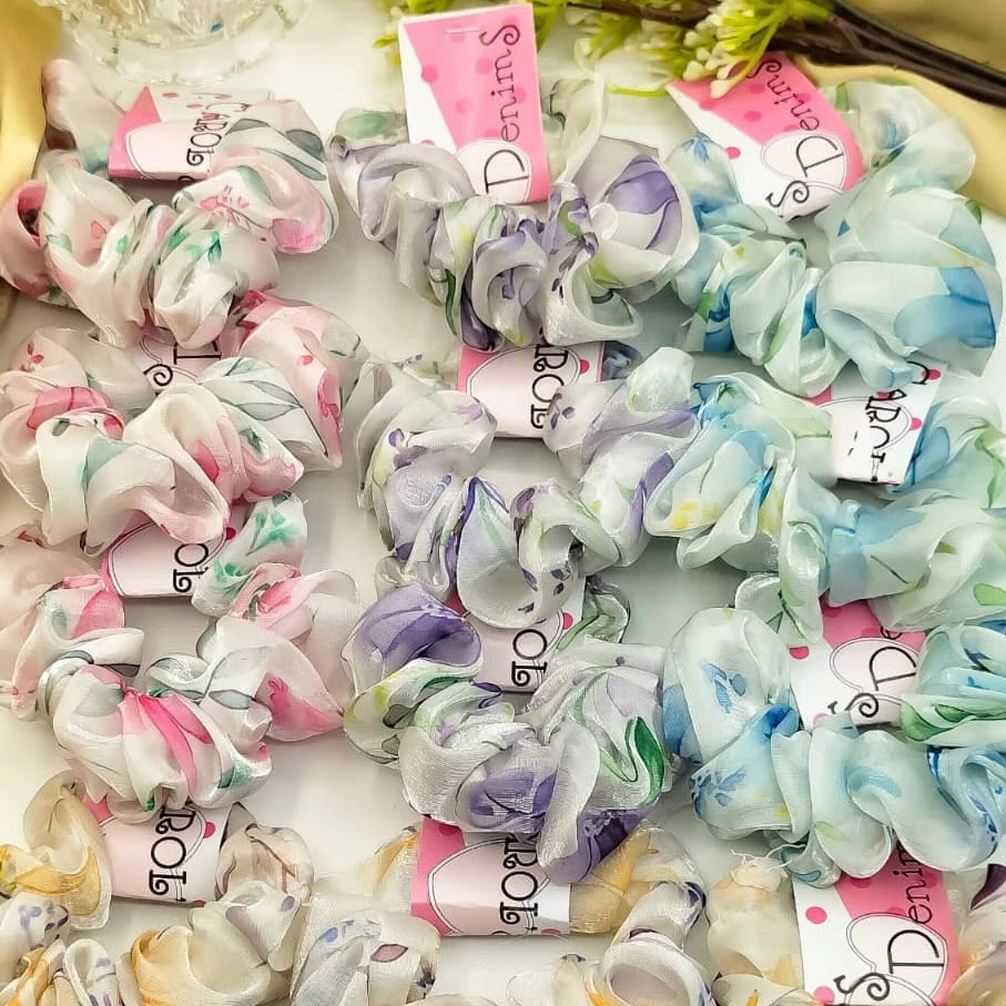 12PCS Scrunchies for Girls