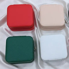 Elegance Square Leather Jewelries Storage box
