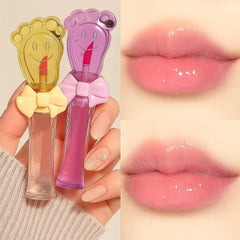 ROMANTIC MAY Magic Cute Little Foot Design Lip Gloss