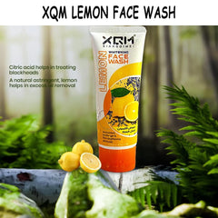 XQM Whitening Lemon Face Wash Antifungal & Skin Brightening Attributes - 100ml