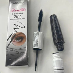YANQINA Long Lasting  Double 2in1 Mascara & Eyeliner