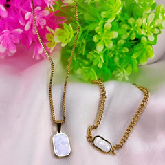 Stainless Steel Locket Bracelet Set β Each