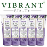 Vibrant Beauty Mini Spa Lavender + Mint Manicure Pedicure Kit 200 ML(5Pcs)