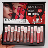 Maybelline 12 Pcs lipgloss Set