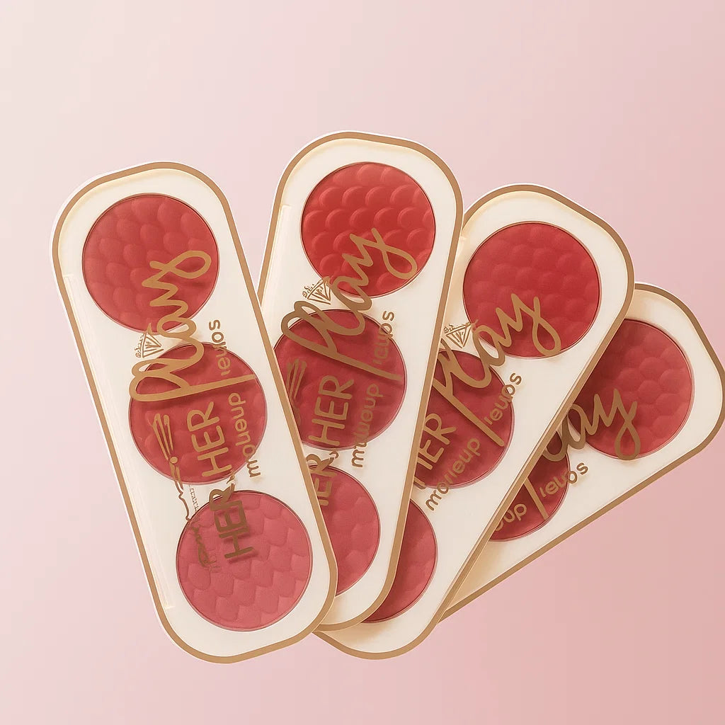 MSYAHO 3-Color Blush Palette MSYAHO 3-Color Blush Palette