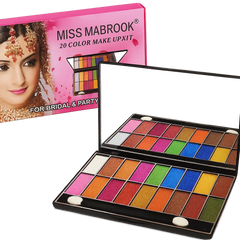 Miss Mababrook 20 Color Glitter Eyeshadow Palette