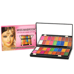 Miss Mababrook 20 Color Glitter Eyeshadow Palette