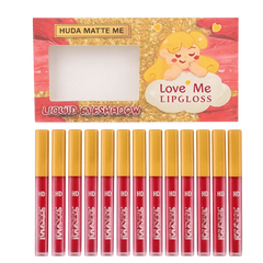 Huda Matte Me 12 Pcs Lip Gloss Pack