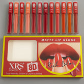 XRS 8D Matte 12 Pcs Lipgloss