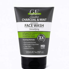 Golden Face Activated Charcoal & Mint Whitening Face wash - 120ml