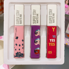 Maybelline Super Stay Matte Ink Lip Gloss – Pack of 3