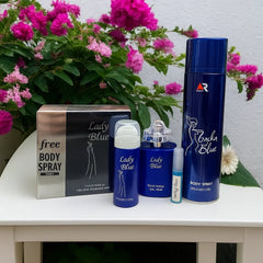 Lady Blue 4Pcs Perfume Deal