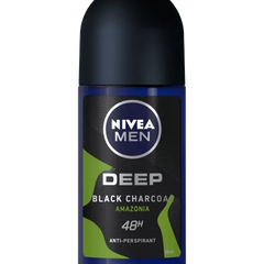 Nivea Men Deep Black Carbon Amazonia Roll on - 50ml