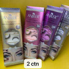 Anjieer 3D Eye lashes - 10 Pcs