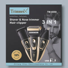Trimmer X TM6559 3 in 1 Hair Trimmer