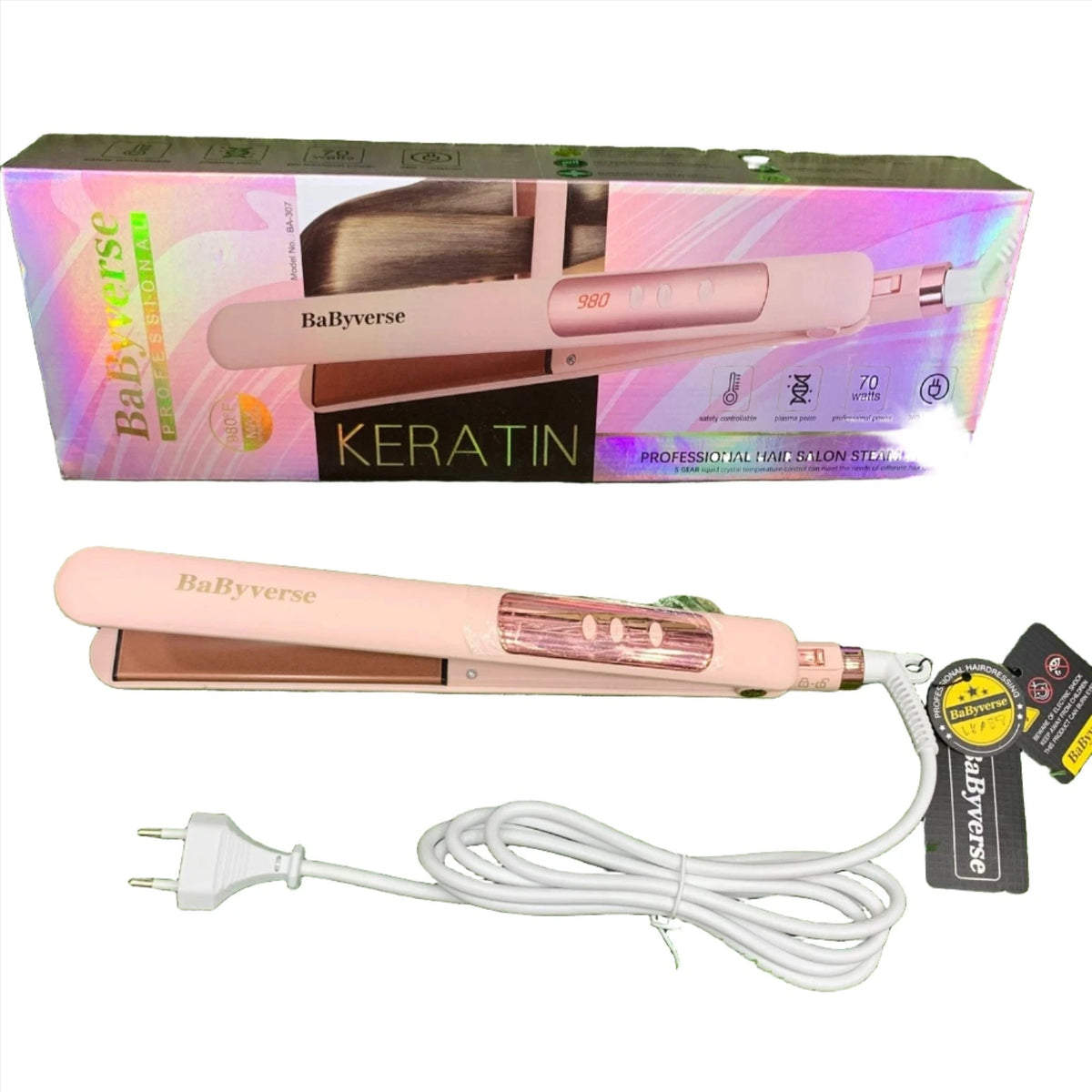 Babyverse Professional Hair Straightener 980F