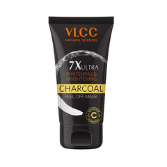 VLCC 7X Ultra Whitening and Brightening Charcoal Peel Off Mask - 100ml